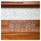DURALEX SET OF EIGHT PICARDIE GLASS TUMBLERS