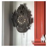 GERMAN BLACK FOREST CARVED WOOD CUCKOO CLOCK