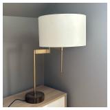 RESTORATION HARDWARE MODERN COG SWING-ARM TABLE LAMP