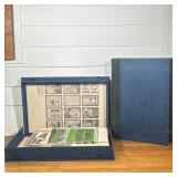 (2pc) JFK ASSASSINATION & CHARLES DE GAULLE HISTORICAL EPHEMERA IN ARCHIVAL BOOK-FORM BOXES