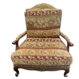 BOB MACKIE HOME BY CLAYTON MARCUS TAPESTRY UPHOLSTERED ARMCHAIR