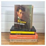 (6pc) COLLECTION OF PICASSO, LAUTREC, SOYER, & VAN GOGH ART MONOGRAPHS, INCL. LINOLEUM CUTS