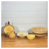 (6pc) SCHRAMBERG MAJOLIKA, HOMER LAUGHLIN ASSORTED POTTERY GROUP