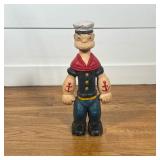 VINTAGE CAST IRON POPEYE SAILOR STILL BANK