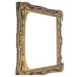 FRENCH STYLE ORNATE GILTWOOD & COMPOSITION FRAME