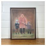 20TH CENTURY OIL ON BOARD, SIGNED SHARAI OR SHABAI