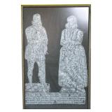 ENGLISH SCHOOL (20TH CENTURY) MONUMENTAL BRASS RUBBING |