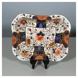 HICKS, MEIGH & JOHNSON IMARI STYLE IRONSTONE SERVING DISH