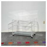 Lucite Rolling Stand