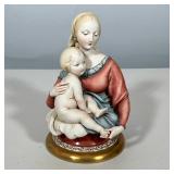 GIUSEPPE CAPPE (ITALIAN, 1921-2008) PAINTED PORCELAIN SISTINE MADONNA
