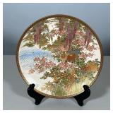 KOSHIDA WORKSHOP JAPANESE SATSUMA PORCELAIN PLATE