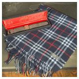 BURBERRYS VINTAGE LAMBSWOOL SCARF AND BILL BLASS VANTAGE WATCH