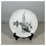 LIONEL BARRYMORE (AMERICAN, 1878-1954) FINE CHINA PLATE