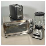 (3pc) OSTER AND AMAZON BASICS KITCHEN APPLIANCES