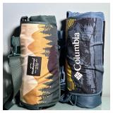 (2pc) TWO COLUMBIA AND WEATHERPROOF VINTAGE OUTDOOR BLANKETS