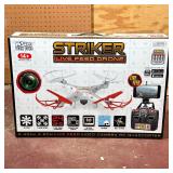 WORLD TECH TOYS STRIKER LIVE FEED VIDEO CAMERA RC QUADCOPTER