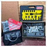 STANLEY SOCKET SET, MILWAUKEE RAFTER SQUARE, SUNEX WRENCHES AND ARM LIFTERS
