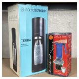 (2pc) SODASTREAM TERRA SPARKLING WATER MAKER AND CAFEJO MY FRENCH-PRESS
