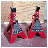 (2pc) TORIN BIG RED RATCHET JACK STANDS T46002