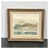 REBA STEWART "SAN JUAN BAY #2" (AMERICAN, 20TH CENTURY) WATERCOLOR