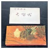 JAPANESE ART WOODBLOCK PRINT AND PAPER WALLET