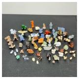 COLLECTION OF WADE CERAMIC WHIMSIES ANIMAL FIGURINES