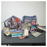 (12pc) ASSORTED LESPORTSAC NYLON BAGS AND ACCESSORIES