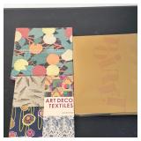 (3pc) THREE ART AND DESIGN BOOKS INCLUDING POIRET AND ART DECO TEXTILES