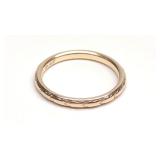 14K Gold Traub Orange Blossom Wedding Band Ring