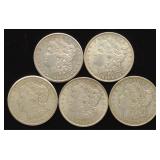 (5) Morgan Dollar US Coins