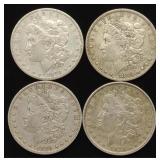 (4) 1878-79 Morgan Dollar US Coins