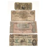1860s Civil War US Notes Confederate & Shinplaster