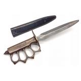 WWI US Army 1918 LF&C Trench Knife & Scabbard