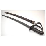 WW2 Dutch Klewang Naval Cutlass & Scabbard