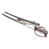 WWII Japan M1889 Type 32 Cavalry Sabre & Scabbard