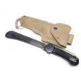 WW2 US Type A-1 Imperial Survival Machete & Sheath