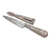 Argentina .800 Silver 10K Gaucho Dagger & Scabbard