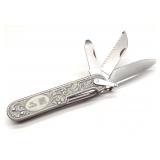 Al Mar Valade Etched Multi Knife Seki Japan