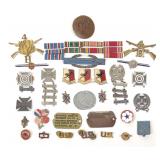 Lot Of 44 WWII Insignia Pins