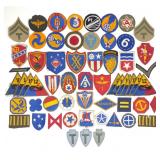 (60) US WWII Insignia Patches