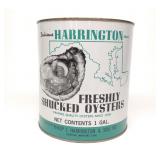 Harrington 1 Gallon Oyster Can Secretary, MD