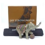 Jay Strongwater Elephant Pill Box