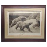 Herbert Dicksee Signed "In the Silent North" 1903