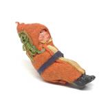 Antique German Paper Mache Santa Figurine