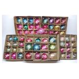 61 Vintage Glass Christmas Stencil Ornaments