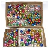 Lot Of Vintage Miniature Glass Christmas Ornaments