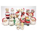 7 Pr of Vtg Japan Christmas Salt & Pepper Shakers