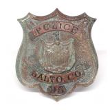 Early Baltimore County Police Badge