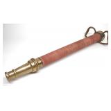 Vintage 30" Large Red Wrapped Fire Nozzle