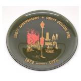 100th Anniversary Of The Boston Fire 1872 Plate